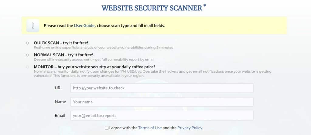 23 Online Tools To Scan Website Security Vulnerabilities & Malware