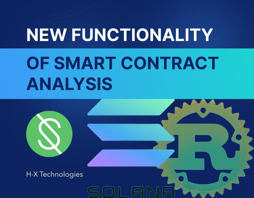New Functionality of Smart Contract Analysis - H-X Technologies